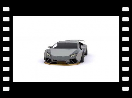 Supercar Eagle - Modern vehicles - 3d animation